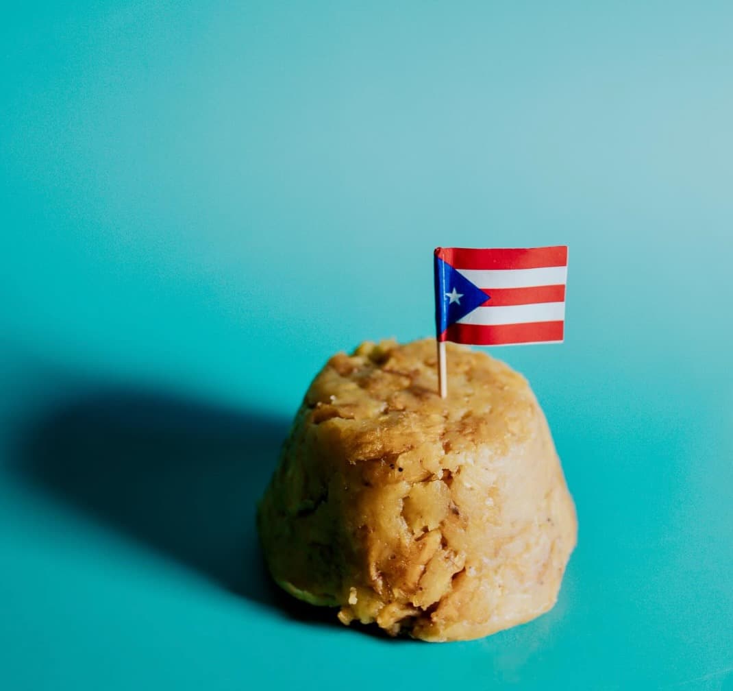 Mofongo mountain at Secretos de mis Abuelos.